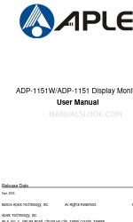 Aplex ADP-1151 Podręcznik użytkownika