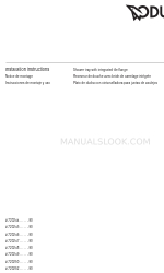 DURAVIT 720247 90 Series Manuel d'instructions d'installation