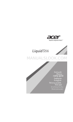 Acer LIQUID S56 Краткое руководство