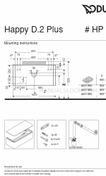 DURAVIT Happy D.2 Plus HP 4931 取付方法