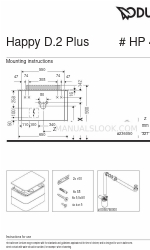 DURAVIT Happy D.2 Plus HP 4960 Инструкции по монтажу