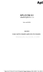 APLICOM A1 Manual de instalação