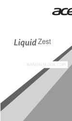 Acer Liquid Zest Quick Manual