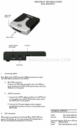 Addonics Technologies MSXUDDEU Benutzerhandbuch