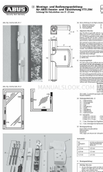 Abus FTS 206 Інструкція з монтажу та експлуатації