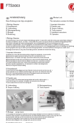 Abus FTS3003 Посібник із швидкого старту