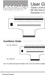 Addonics Technologies AAT18ZIF25 Manual del usuario