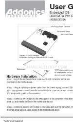 Addonics Technologies ADEBIDE2SA Manual del usuario