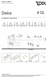 DURAVIT Delos DL 6321 Руководство по установке