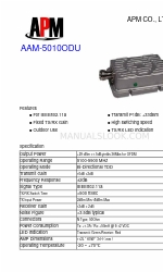 APM AAM-5010ODU Specification