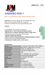 APM AAWA06O-R4H-1 Specification Sheet