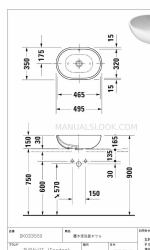 DURAVIT Foster DK033550 Manuel de démarrage rapide