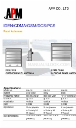 APM PA-D8 Specifications