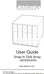 Addonics Technologies AESN5DA35 Podręcznik użytkownika