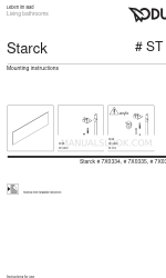 DURAVIT Starck ST 8938 설치 지침