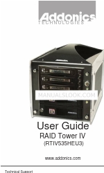 Addonics Technologies RTIV535HEU3 RAID Tower IV Manual del usuario