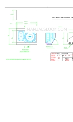 Apogee Floor Monitor FS-2 Produktabmessungen