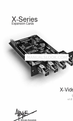 Apogee X-Video Card Benutzerhandbuch