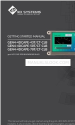 4D systems GEN4-4DCAPE-70T-CLB Aan de slag handleiding