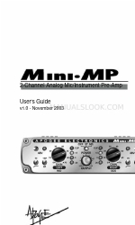 Apogee Mini-MP Benutzerhandbuch