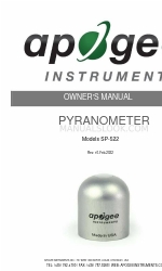 Apogee Instruments SP-522-SS Owner's Manual