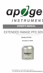 Apogee Instruments SQ-620 Owner's Manual