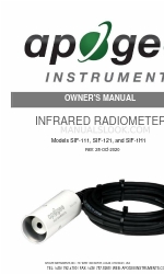 Apogee Instruments SIF-111-SS Owner's Manual