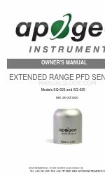 Apogee Instruments SQ-622-SS Owner's Manual