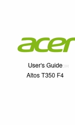 Acer Altos T350 F4 User Manual