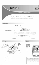 Dascom Tally PrintekMobile DP-541 Series Manuale di avvio rapido