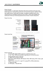 Acer AT350 F1 Series Specifications