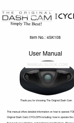 Dash Cam Cyclops 4SK108 Manual del usuario