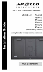 Apollo Enclosures ELITE Series Installationshandbuch