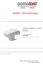 DURAVIT 253509 Istruzioni per il montaggio