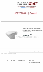 DURAVIT 45700900A1 Montageanleitung