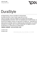 DURAVIT DuraStyle 2806310093 Instrucciones de montaje