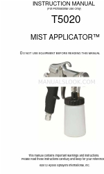 Apollo Sprayers T5020 MIST APPLICATOR Manuel d'instruction