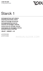 DURAVIT Starck 1 Instructions de montage