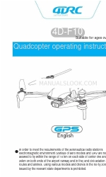 4DRC 4D-F10 Manuale di istruzioni per l'uso