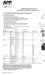 APP 1309G10 Betriebs- und Wartungsanleitung