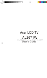 Acer AL2671W 사용자 설명서