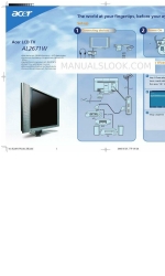 Acer AL2671W Instrukcja konfiguracji