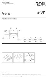 DURAVIT Vero VE 6003 Installation Instructions