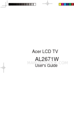 Acer AL2671W Manual del usuario