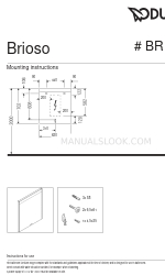 DURAVIT Brioso BR 7021 Istruzioni per il montaggio