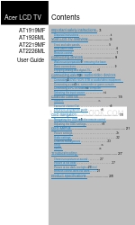 Acer AT1919MF Manual do utilizador