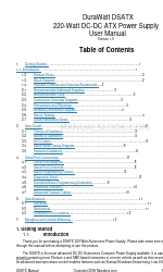 DuraWatt DSATX 220 Manuale d'uso