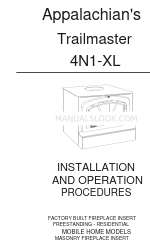 Appalachian Stove & Fabricators Trailmaster 4N1-XL Verfahren für Installation und Betrieb