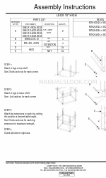 Durham MTA244824-1.5K295 Instruções de montagem