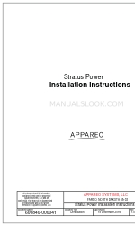 Appareo Stratus Power 설치 지침 매뉴얼